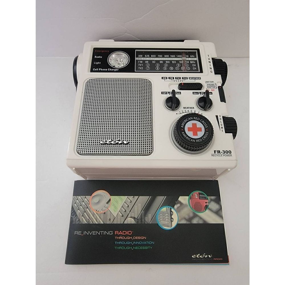 Eton Vintage American Red Cross Battery Operated Emergency Transistor Radio